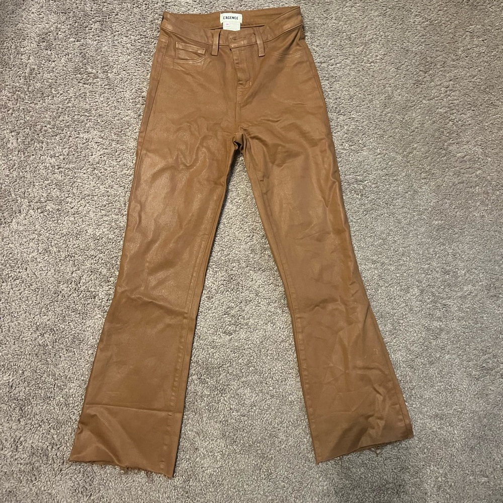 L’Agence Kendra High-Rise Crop Flare Jeans